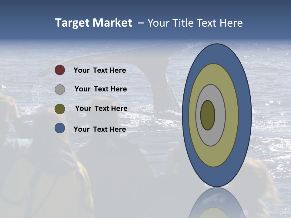 People On A Whale Watching Trip PowerPoint Template