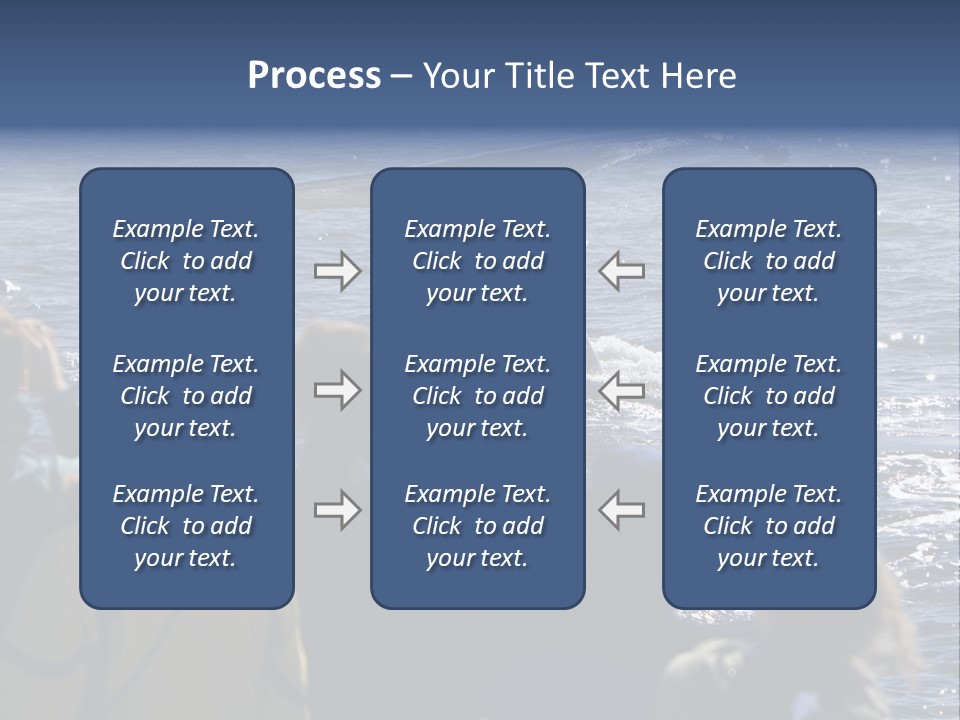 People On A Whale Watching Trip PowerPoint Template