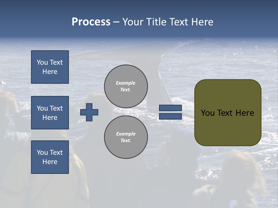 People On A Whale Watching Trip PowerPoint Template