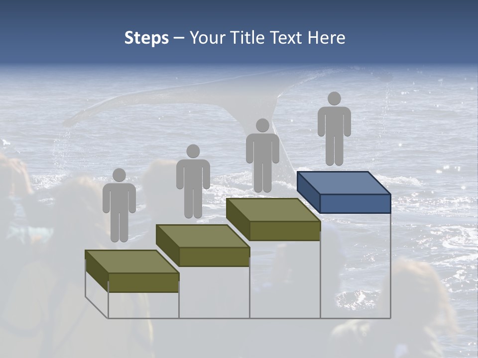 People On A Whale Watching Trip PowerPoint Template