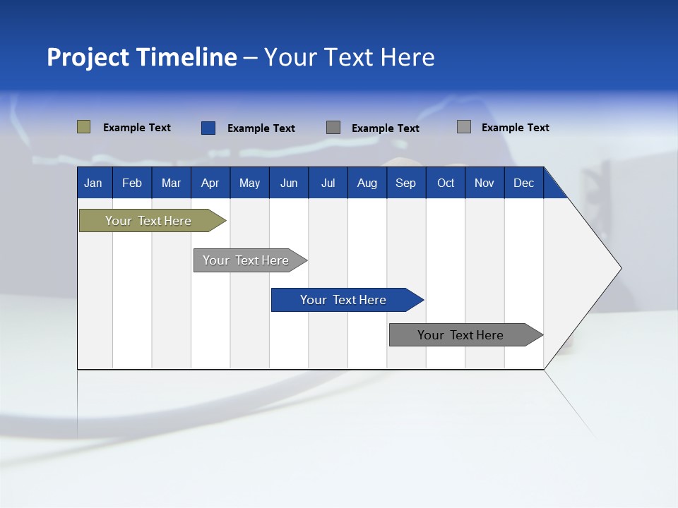 Close Up Photo Of A African American Workers' Hand On A Computer Mouse While Sitting At His Desk PowerPoint Template