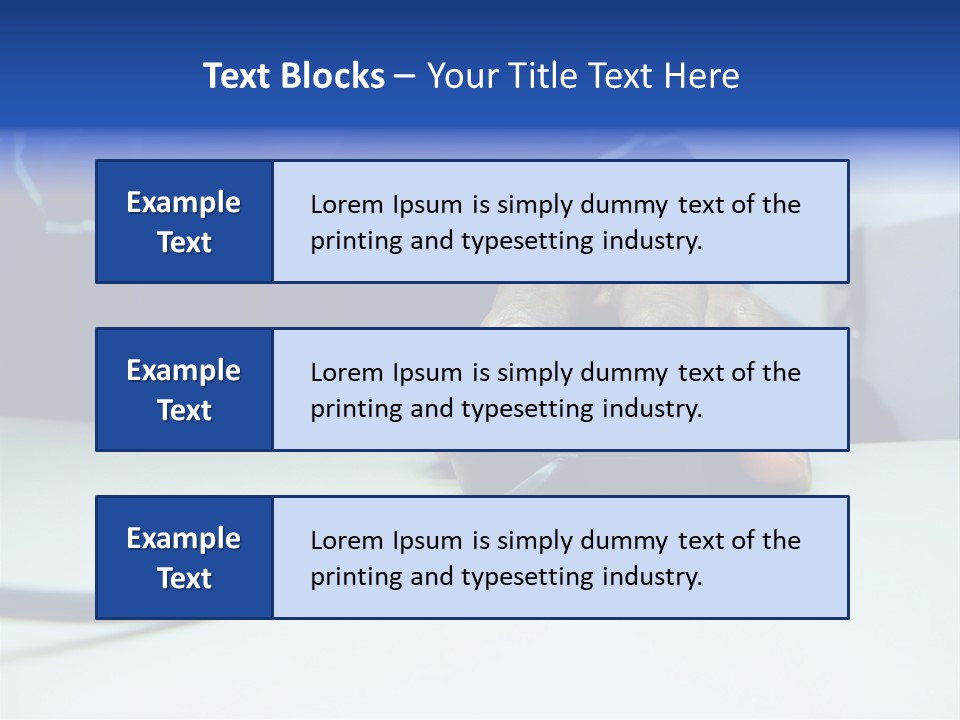 Close Up Photo Of A African American Workers' Hand On A Computer Mouse While Sitting At His Desk PowerPoint Template