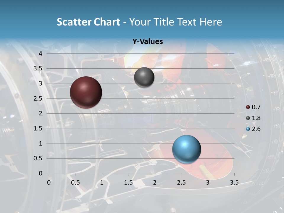 A Aircraft Jet Engine Detail PowerPoint Template