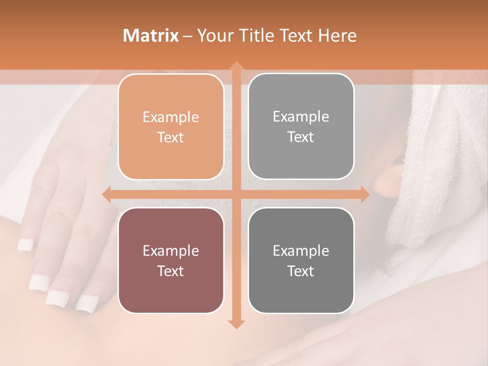 Girl With Facial Mask (Eyes Are Closed) PowerPoint Template