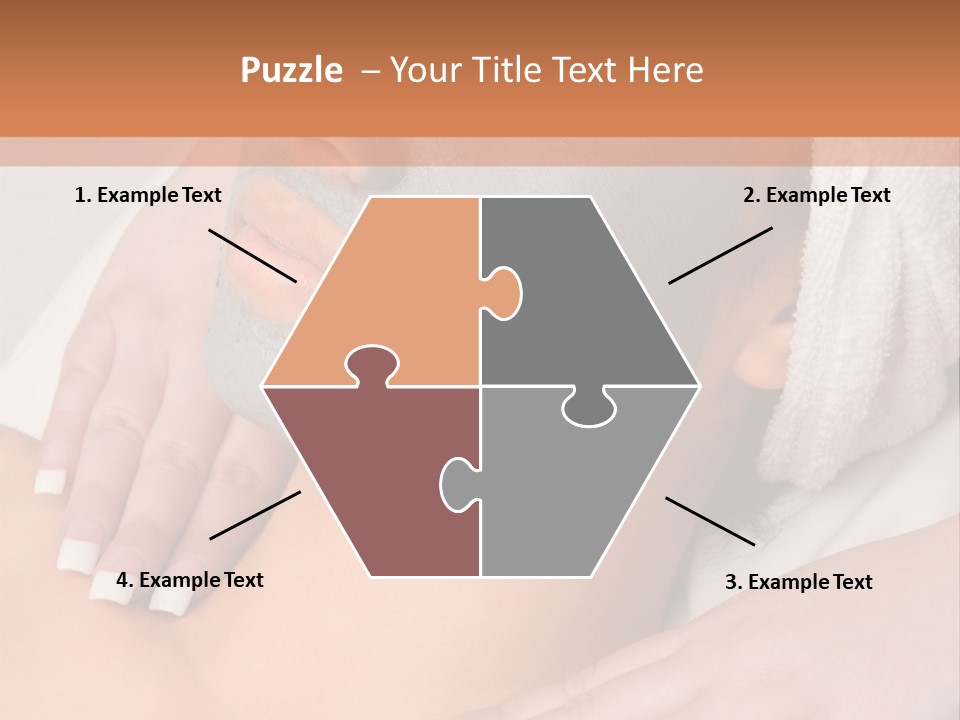 Girl With Facial Mask (Eyes Are Closed) PowerPoint Template