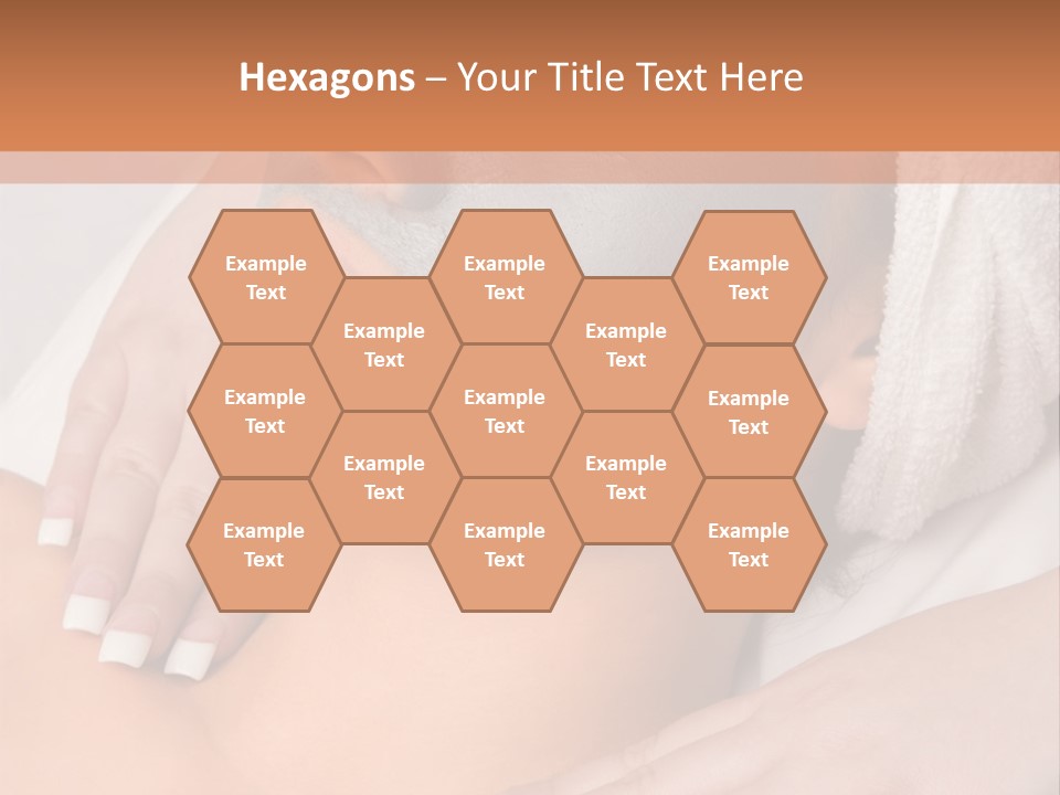 Girl With Facial Mask (Eyes Are Closed) PowerPoint Template