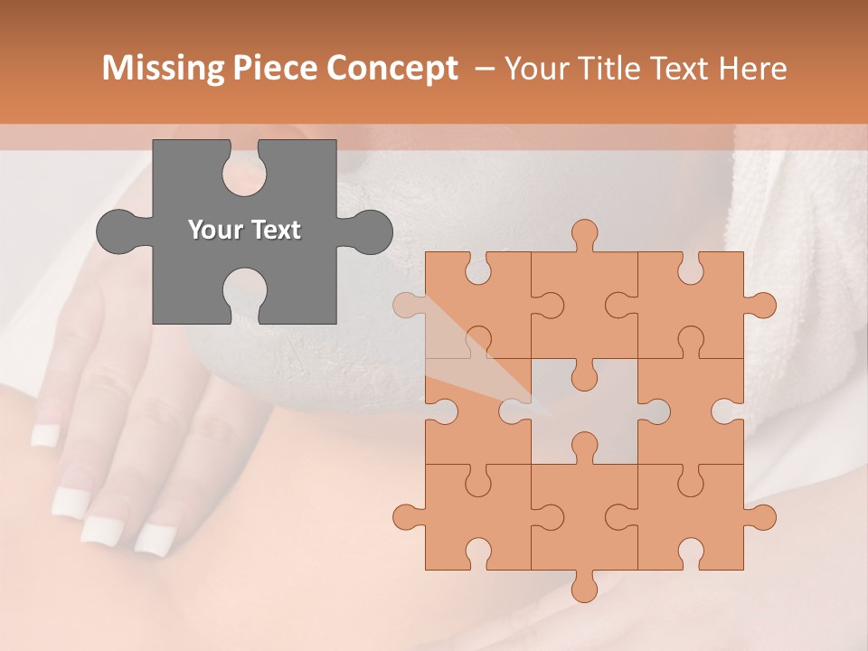 Girl With Facial Mask (Eyes Are Closed) PowerPoint Template