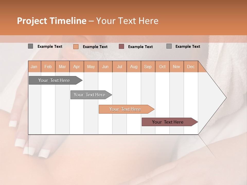 Girl With Facial Mask (Eyes Are Closed) PowerPoint Template