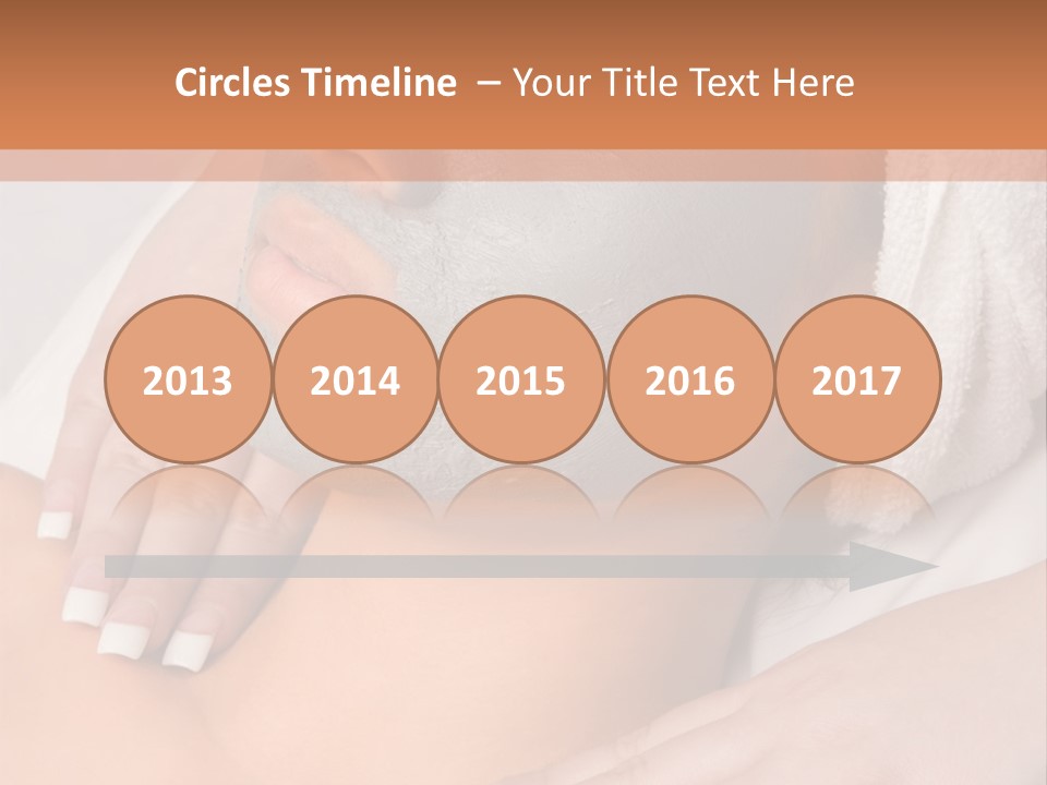 Girl With Facial Mask (Eyes Are Closed) PowerPoint Template