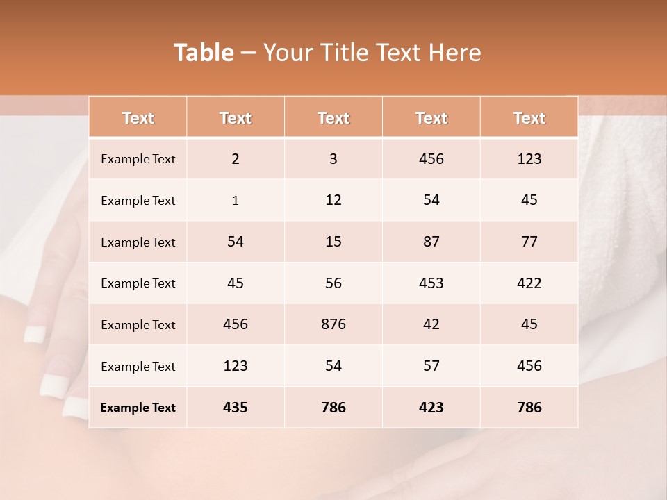 Girl With Facial Mask (Eyes Are Closed) PowerPoint Template