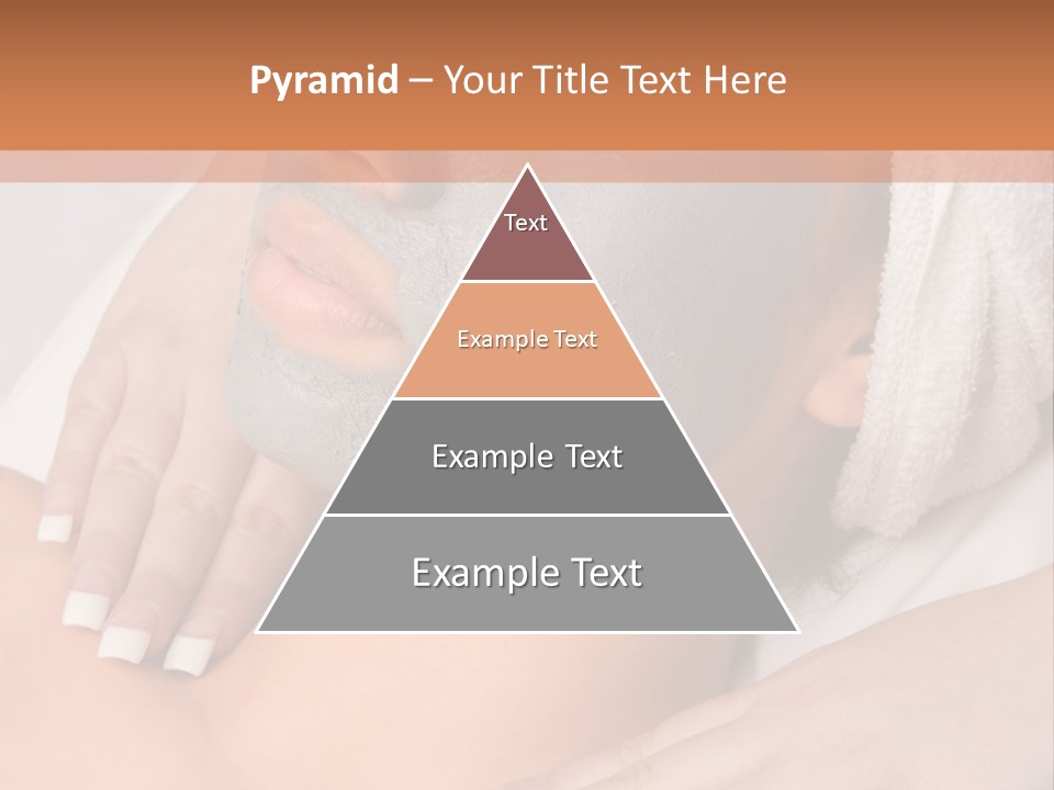 Girl With Facial Mask (Eyes Are Closed) PowerPoint Template