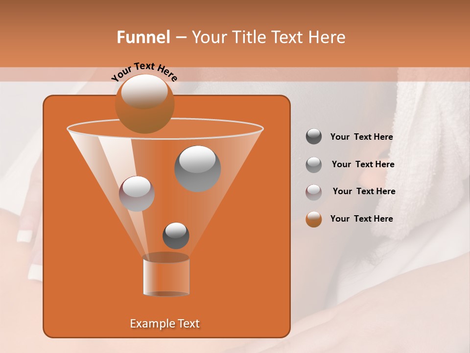 Girl With Facial Mask (Eyes Are Closed) PowerPoint Template