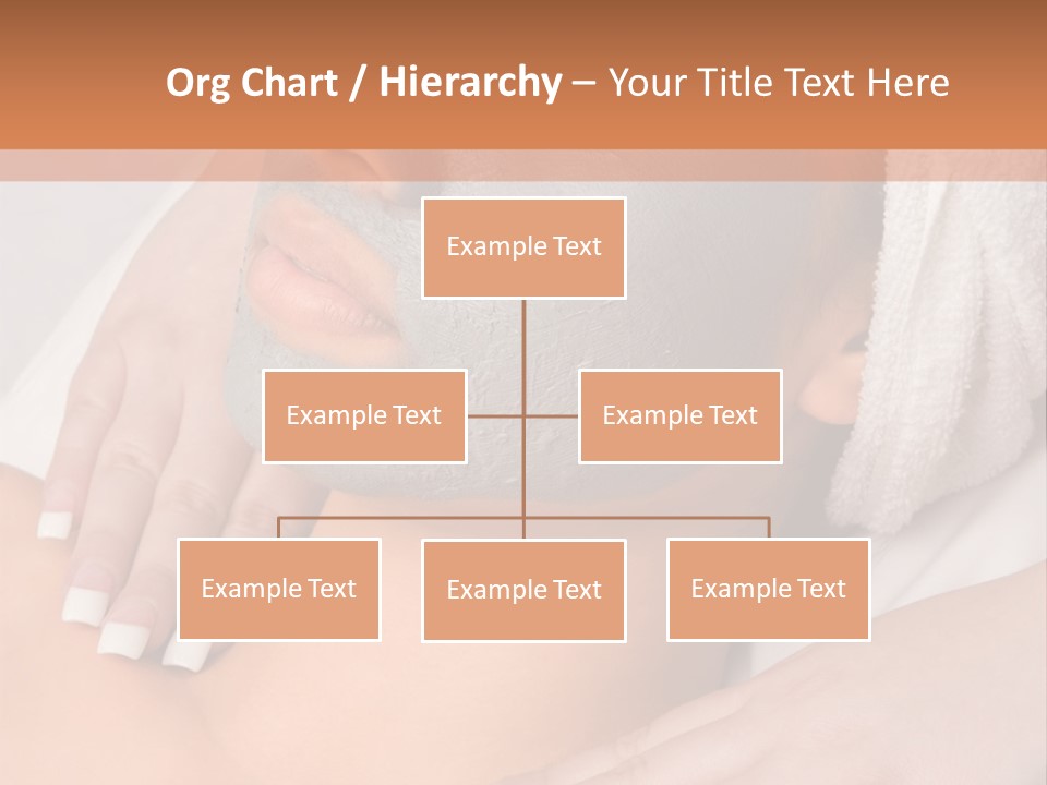 Girl With Facial Mask (Eyes Are Closed) PowerPoint Template