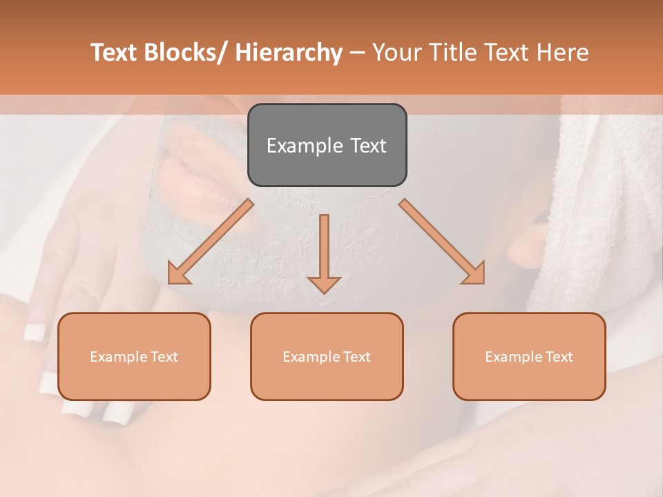 Girl With Facial Mask (Eyes Are Closed) PowerPoint Template