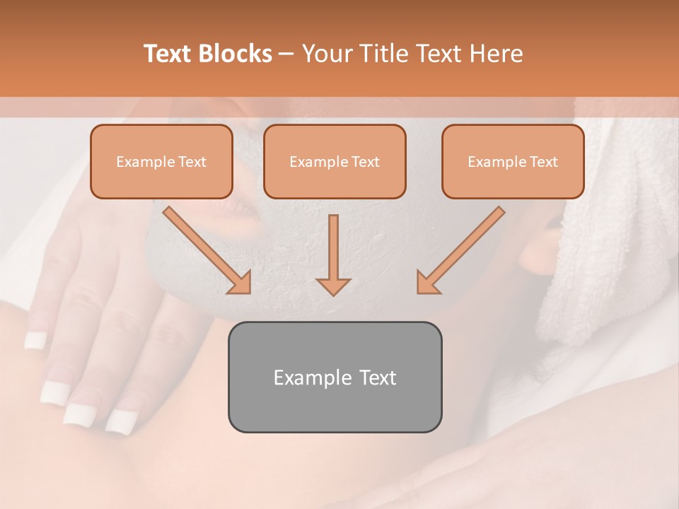Girl With Facial Mask (Eyes Are Closed) PowerPoint Template