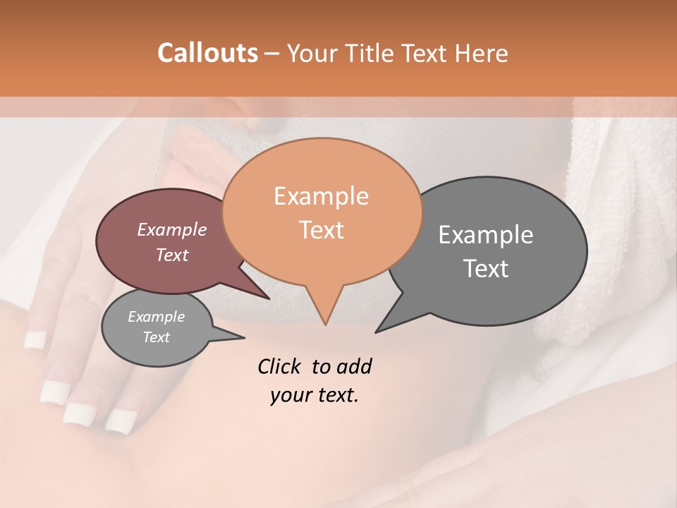 Girl With Facial Mask (Eyes Are Closed) PowerPoint Template