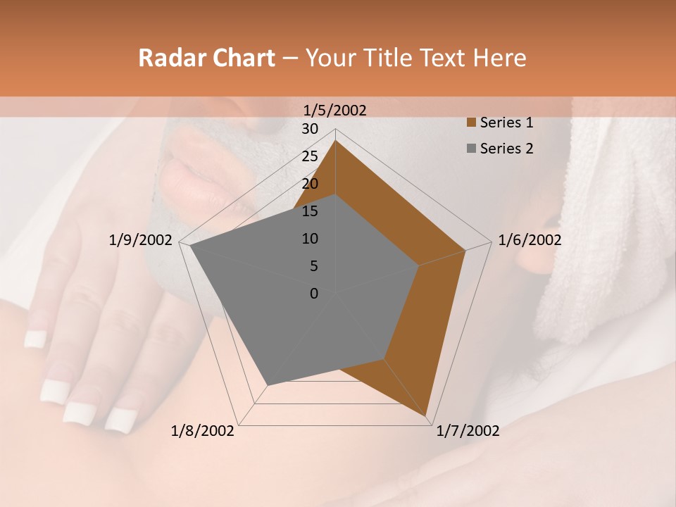 Girl With Facial Mask (Eyes Are Closed) PowerPoint Template