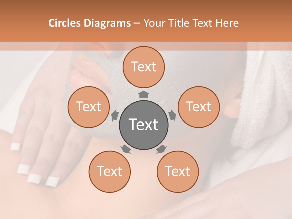 Girl With Facial Mask (Eyes Are Closed) PowerPoint Template