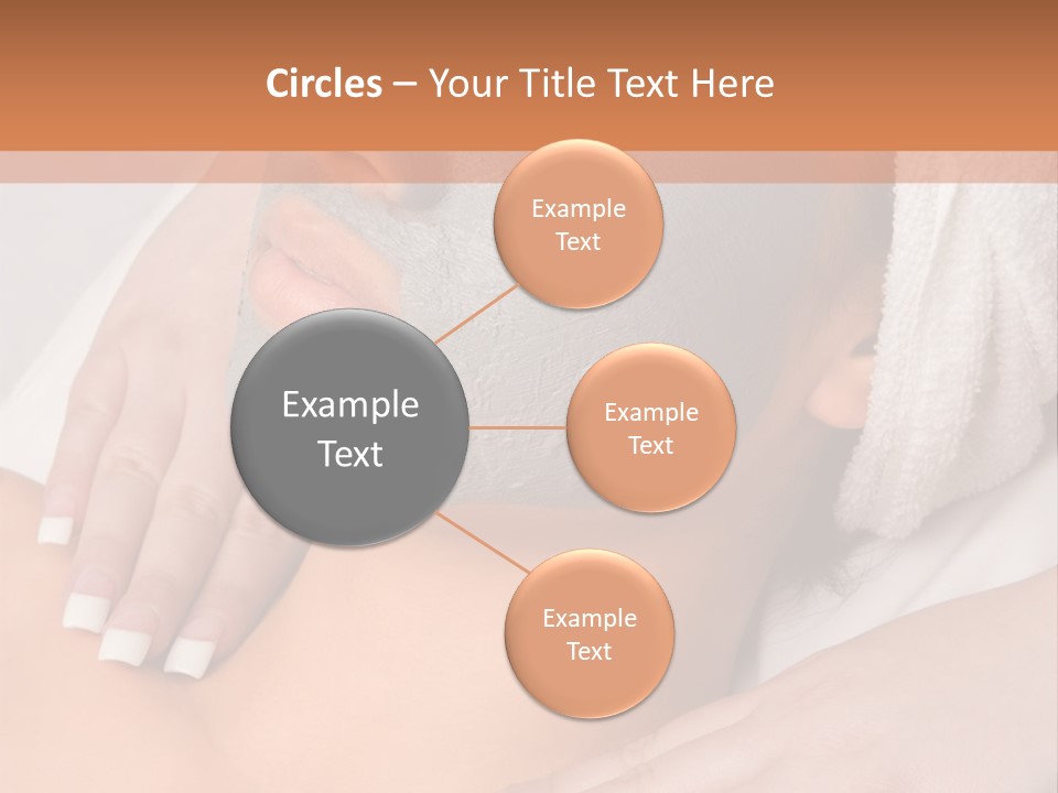 Girl With Facial Mask (Eyes Are Closed) PowerPoint Template