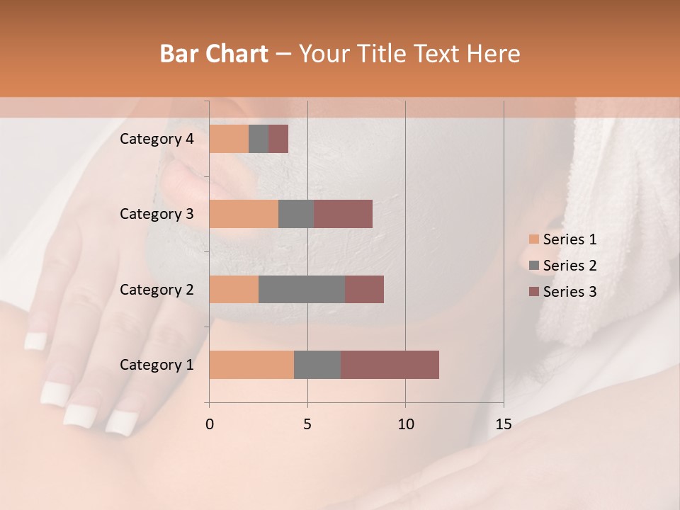 Girl With Facial Mask (Eyes Are Closed) PowerPoint Template