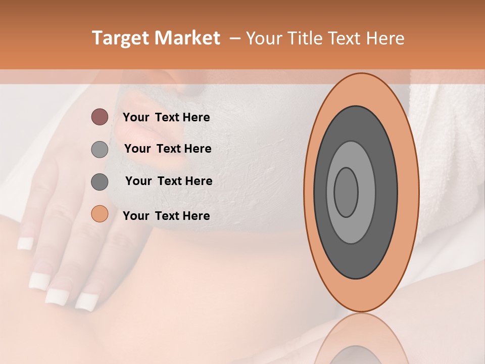 Girl With Facial Mask (Eyes Are Closed) PowerPoint Template