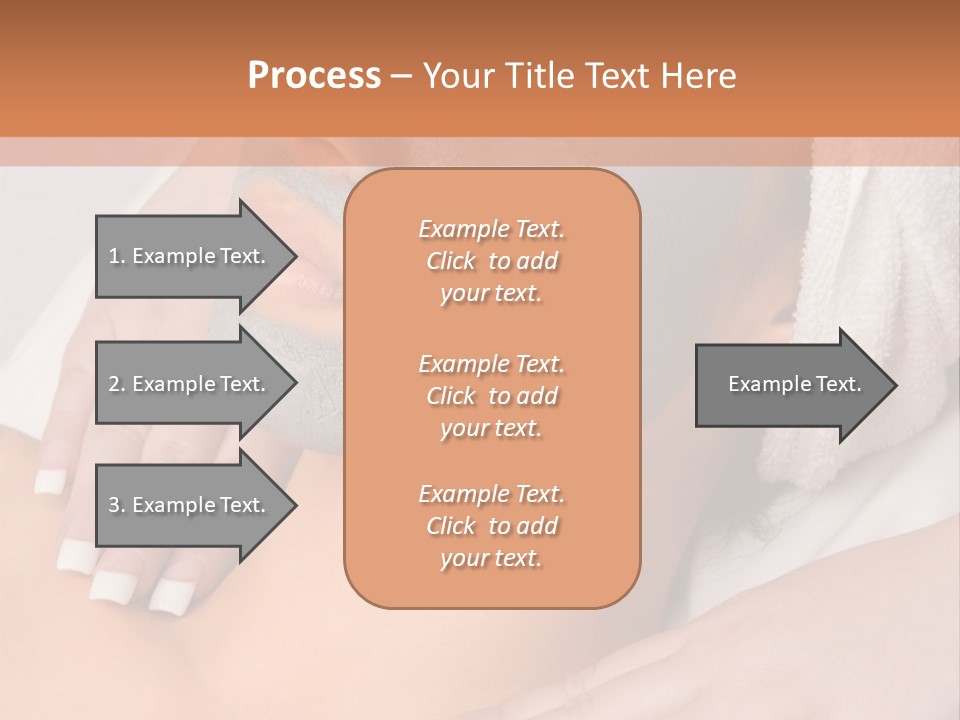 Girl With Facial Mask (Eyes Are Closed) PowerPoint Template