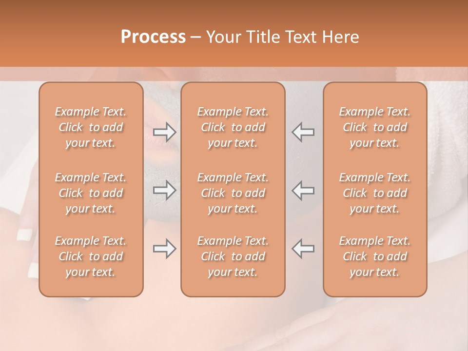 Girl With Facial Mask (Eyes Are Closed) PowerPoint Template