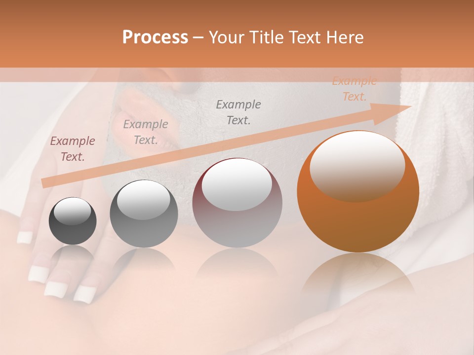 Girl With Facial Mask (Eyes Are Closed) PowerPoint Template