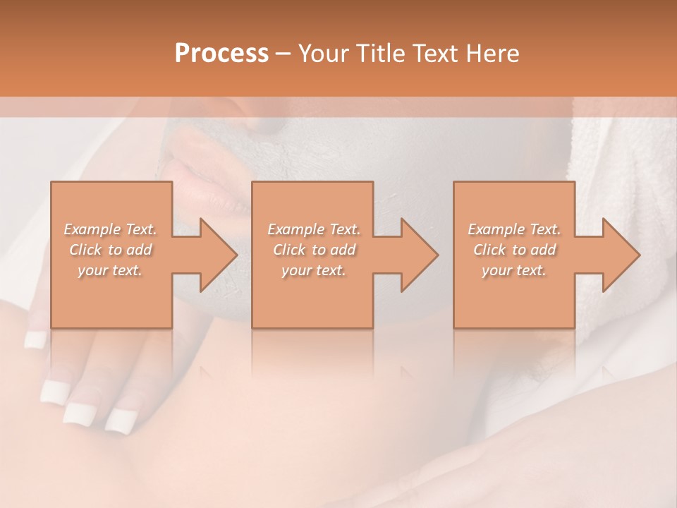 Girl With Facial Mask (Eyes Are Closed) PowerPoint Template