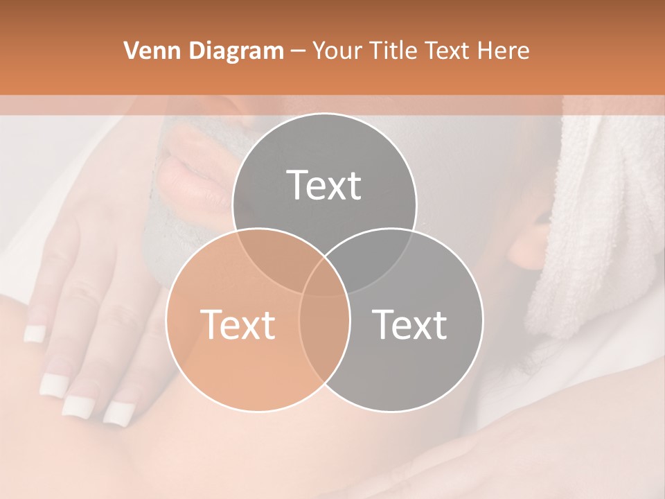 Girl With Facial Mask (Eyes Are Closed) PowerPoint Template