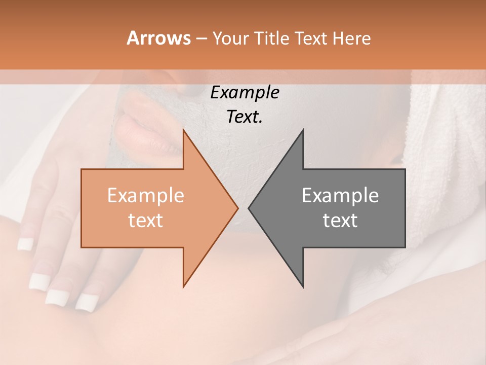 Girl With Facial Mask (Eyes Are Closed) PowerPoint Template