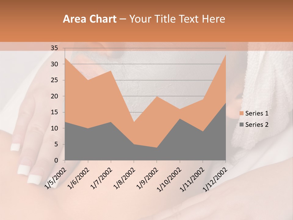 Girl With Facial Mask (Eyes Are Closed) PowerPoint Template