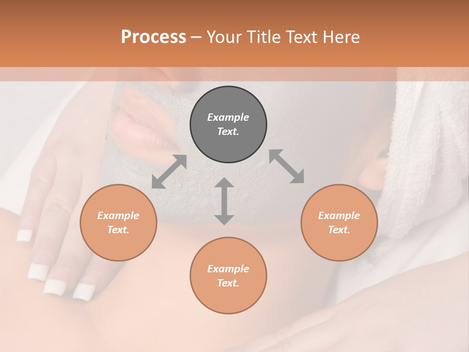 Girl With Facial Mask (Eyes Are Closed) PowerPoint Template