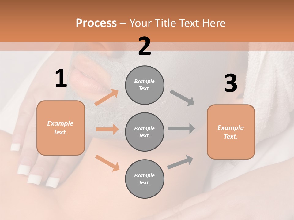 Girl With Facial Mask (Eyes Are Closed) PowerPoint Template