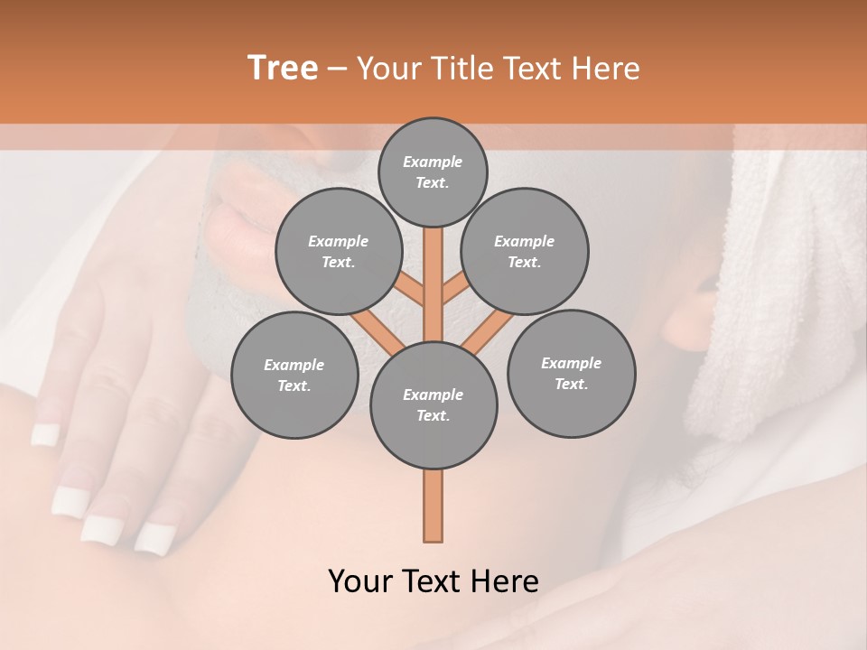 Girl With Facial Mask (Eyes Are Closed) PowerPoint Template