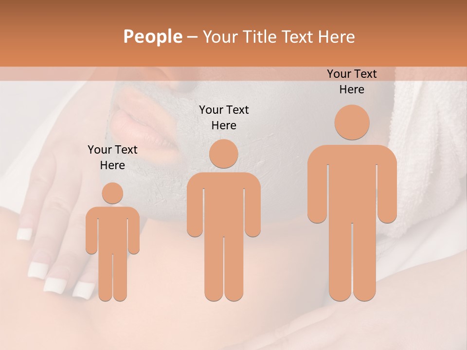 Girl With Facial Mask (Eyes Are Closed) PowerPoint Template