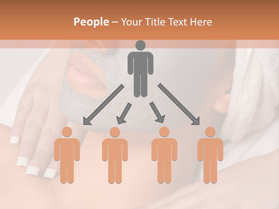 Girl With Facial Mask (Eyes Are Closed) PowerPoint Template