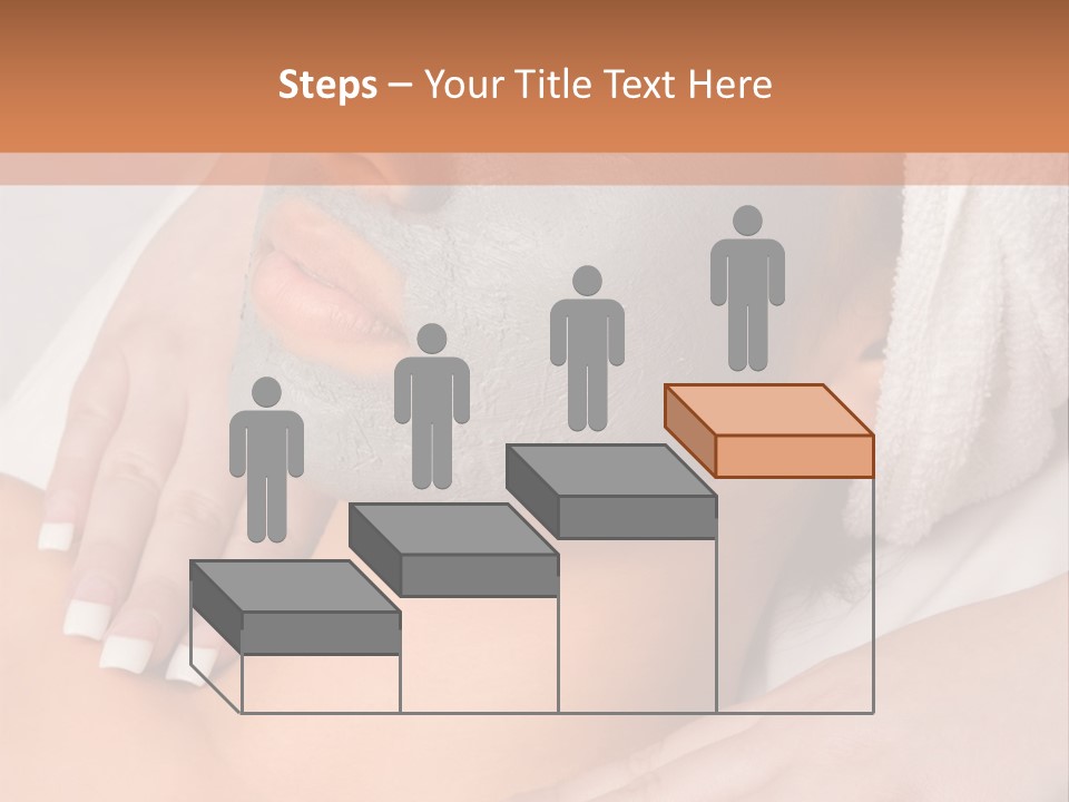 Girl With Facial Mask (Eyes Are Closed) PowerPoint Template