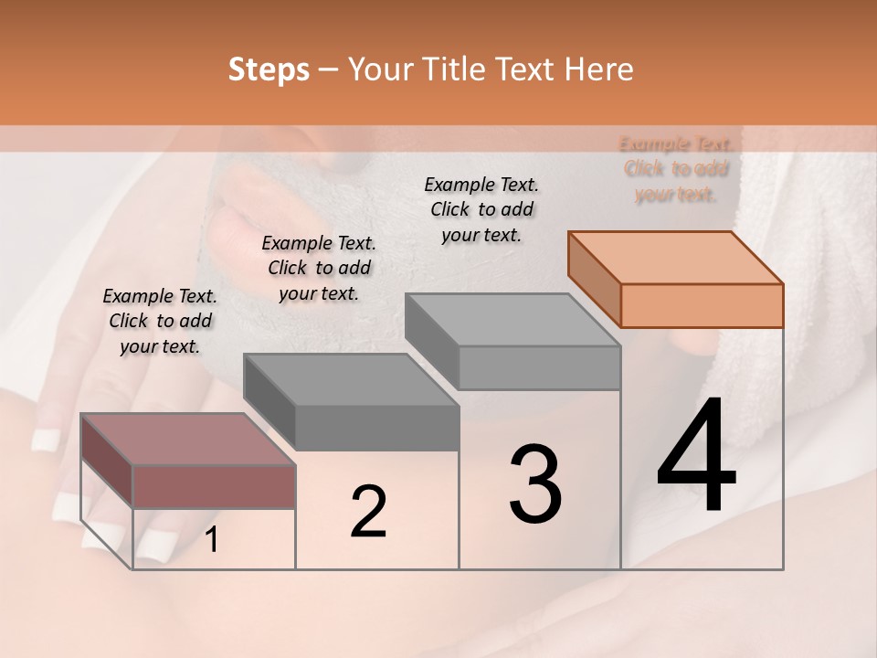 Girl With Facial Mask (Eyes Are Closed) PowerPoint Template