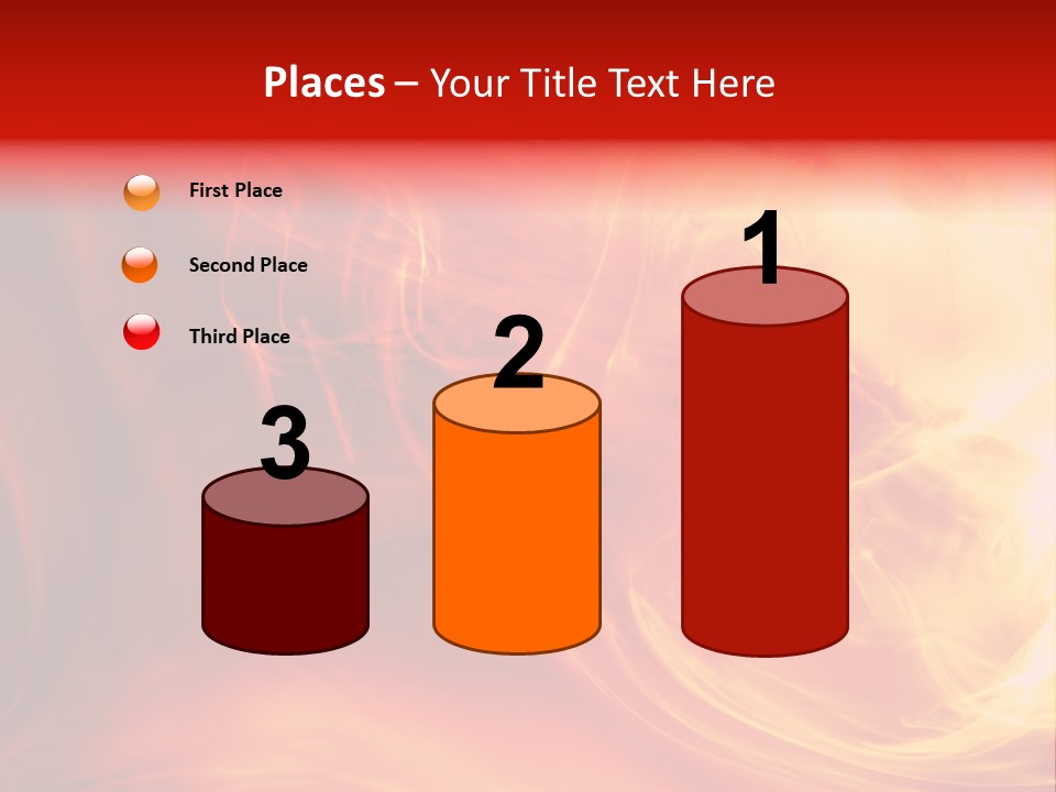Magical Fiery Background PowerPoint Template