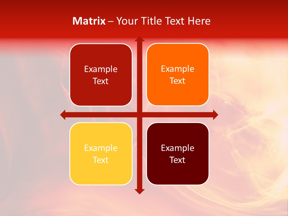 Magical Fiery Background PowerPoint Template