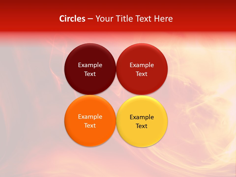 Magical Fiery Background PowerPoint Template