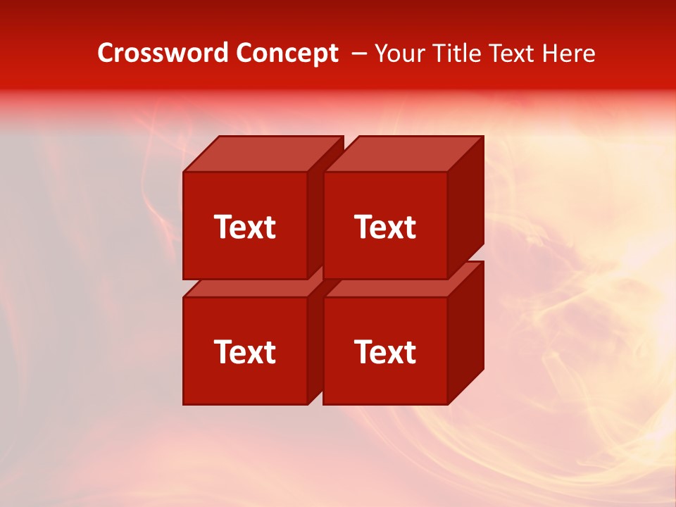 Magical Fiery Background PowerPoint Template