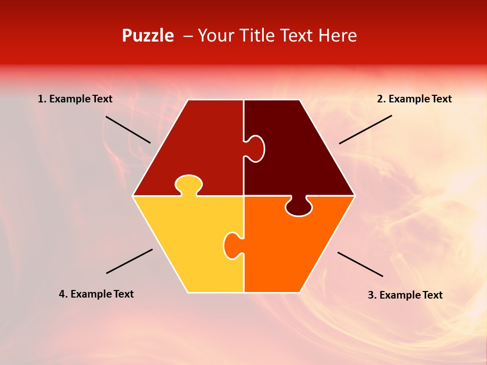 Magical Fiery Background PowerPoint Template