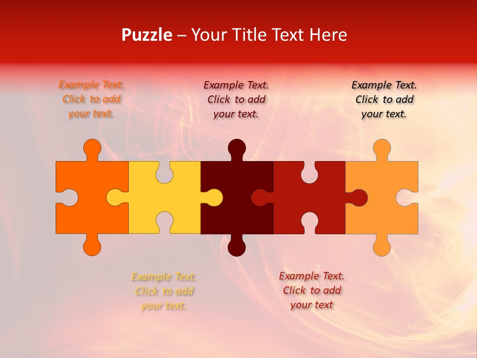Magical Fiery Background PowerPoint Template