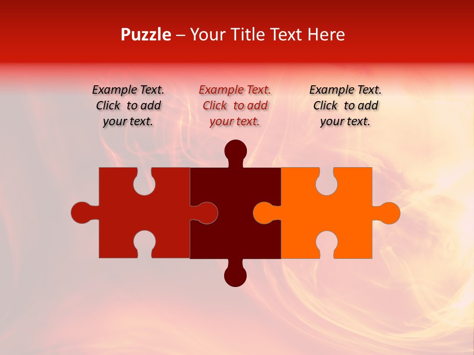 Magical Fiery Background PowerPoint Template