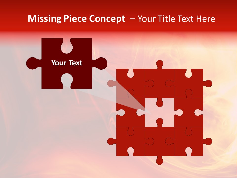 Magical Fiery Background PowerPoint Template