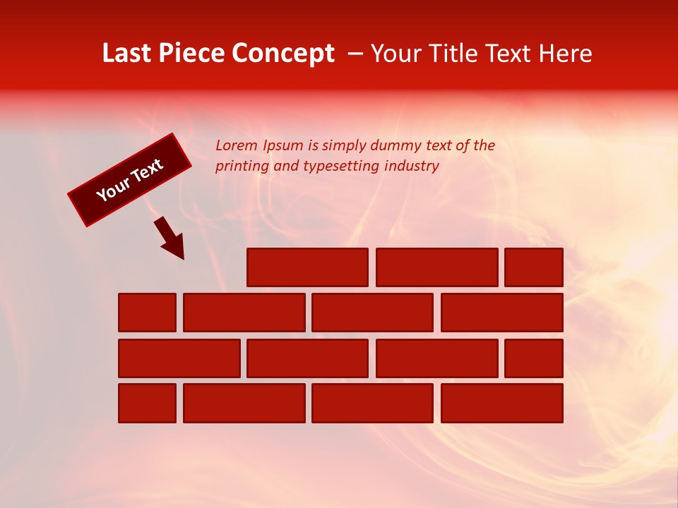 Magical Fiery Background PowerPoint Template