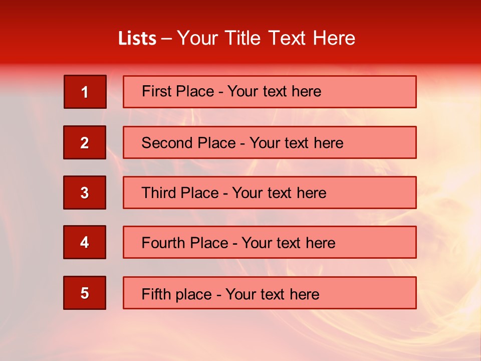 Magical Fiery Background PowerPoint Template
