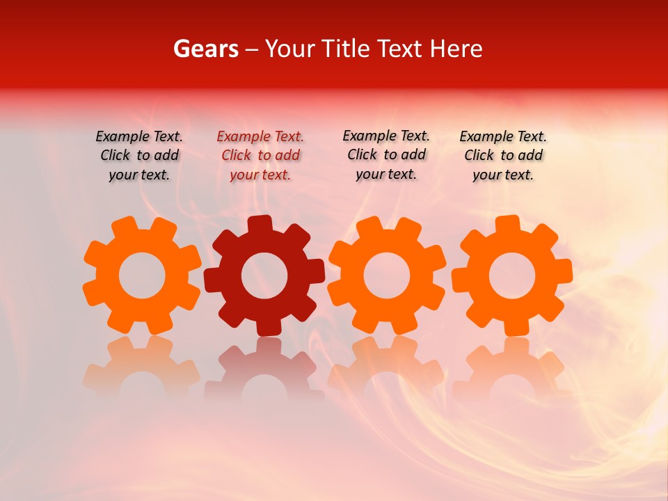 Magical Fiery Background PowerPoint Template